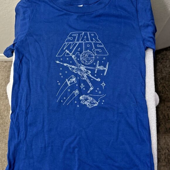 Star Wars Other - Star Wars Death Star X Wing Tie Fighter Millennium Falcon TShirt Kids X Small